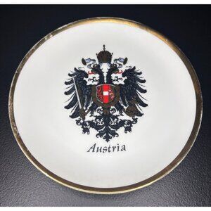 Coat Arms Empire Austria Collector Plate Eagle Imperial Crown Sword Doppeladler